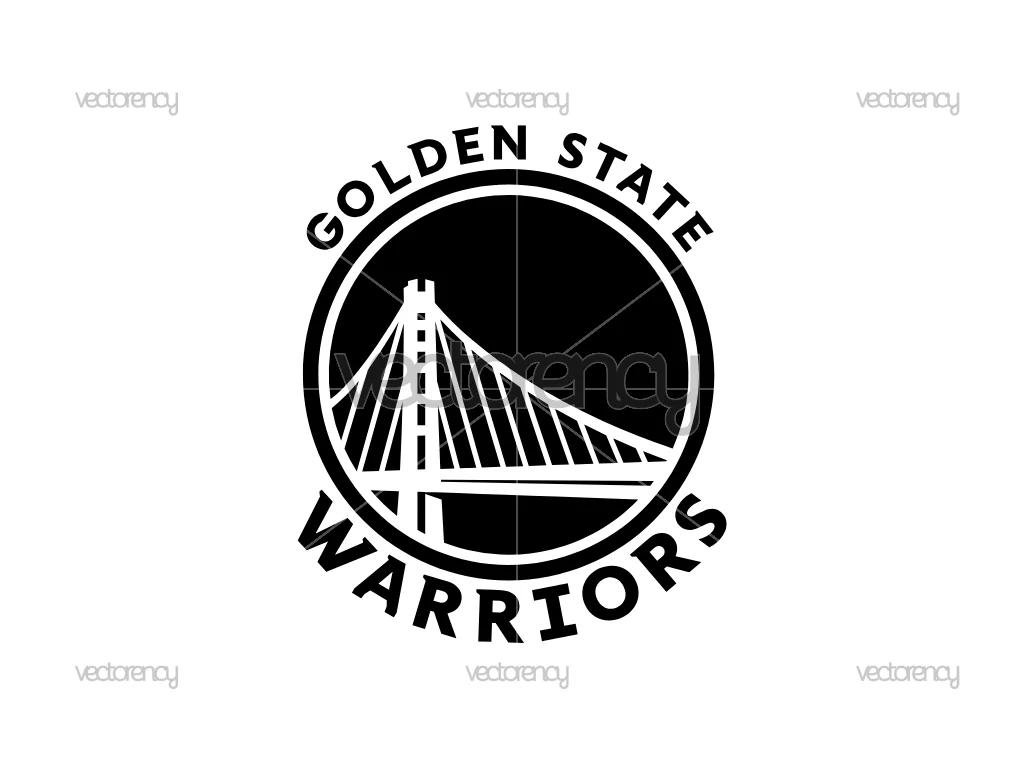 Golden State Warriors Basketball Logo PNG Image SVG DXF