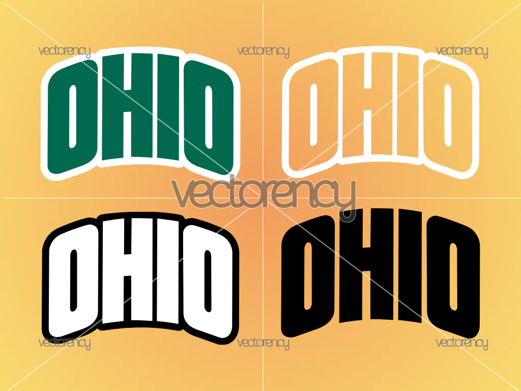 Ohio Bobcats Logo SVG PNG Multicolor Image
