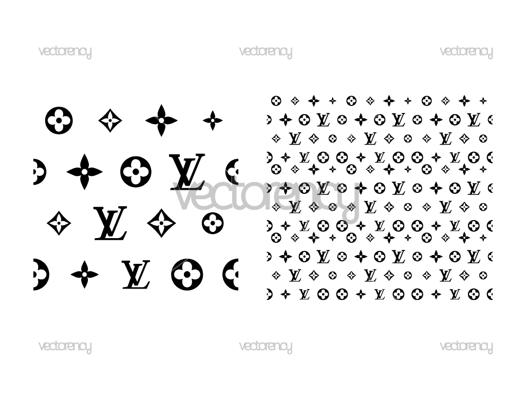Louis Vuitton Pattern Seamless Vector PNG SVG