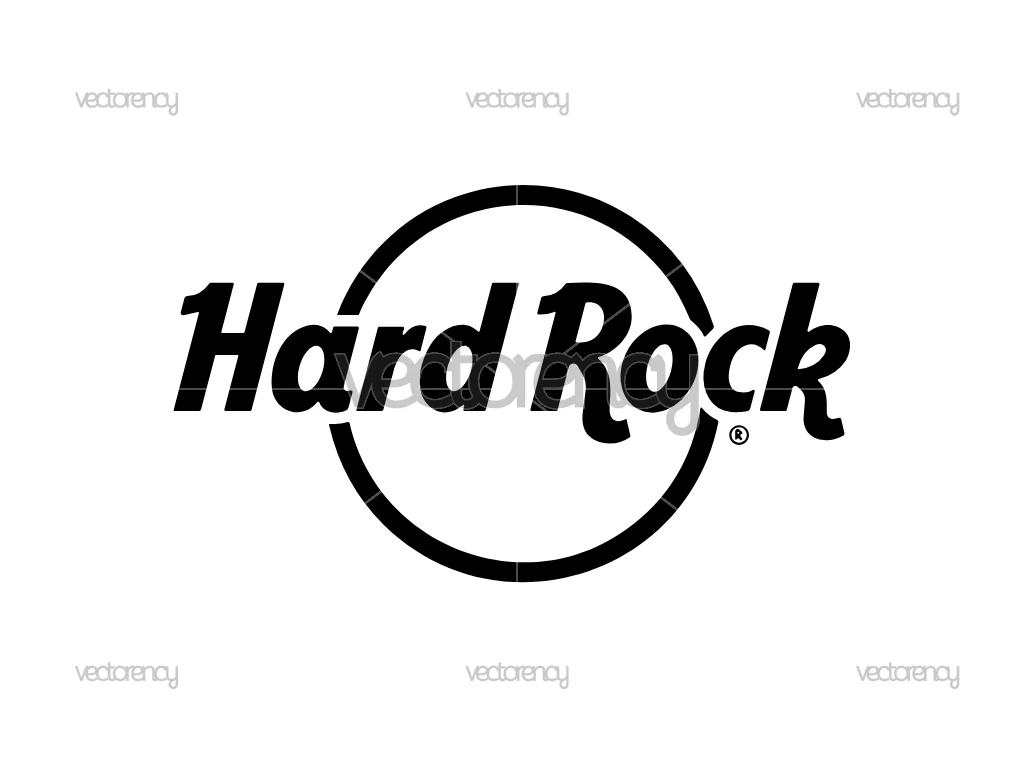 Hard Rock Logo Vector SVG DXF PNG EPS