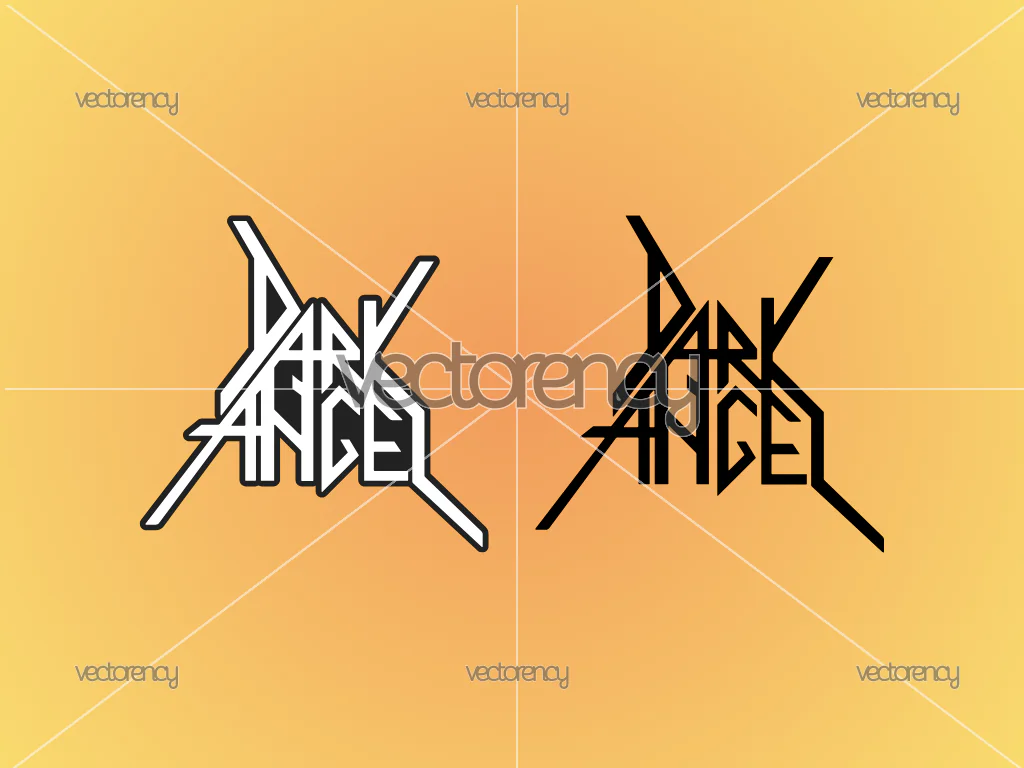 Dark Angel Band Logo Vector SVG PNG