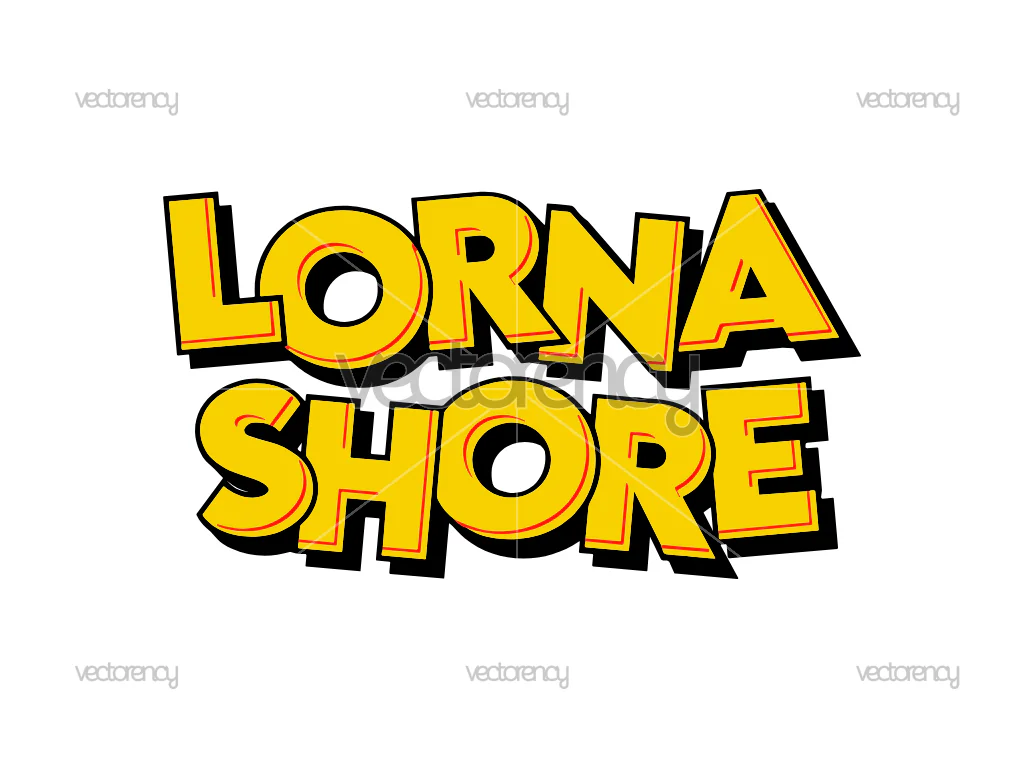 Cute Lorna Shore Logo Cartoon Inspired Looney Tunes