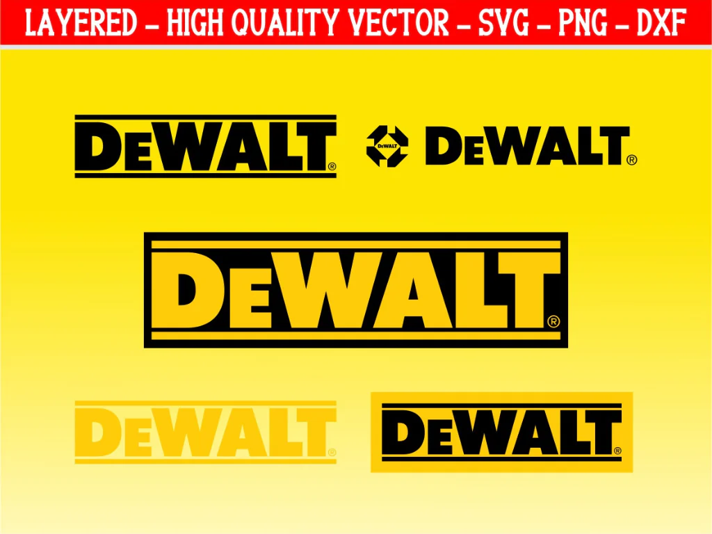 Dewalt Logo SVG EPS DXF PNG