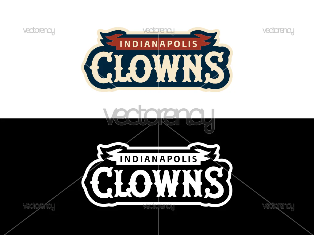 Indianapolis Clowns Baseball PNG SVG Image Download