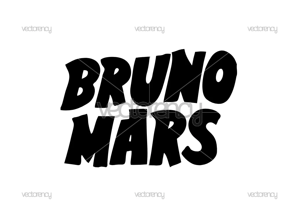 Bruno Mars Logo SVG