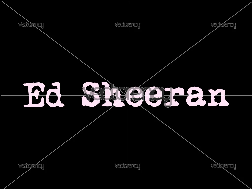 Ed Sheeran SVG Free