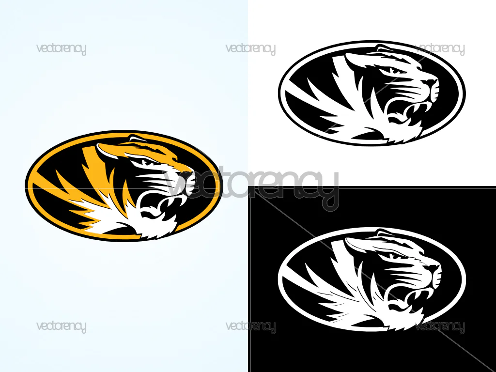University of Missouri Tigers NCAA Logo SVG PNG Download