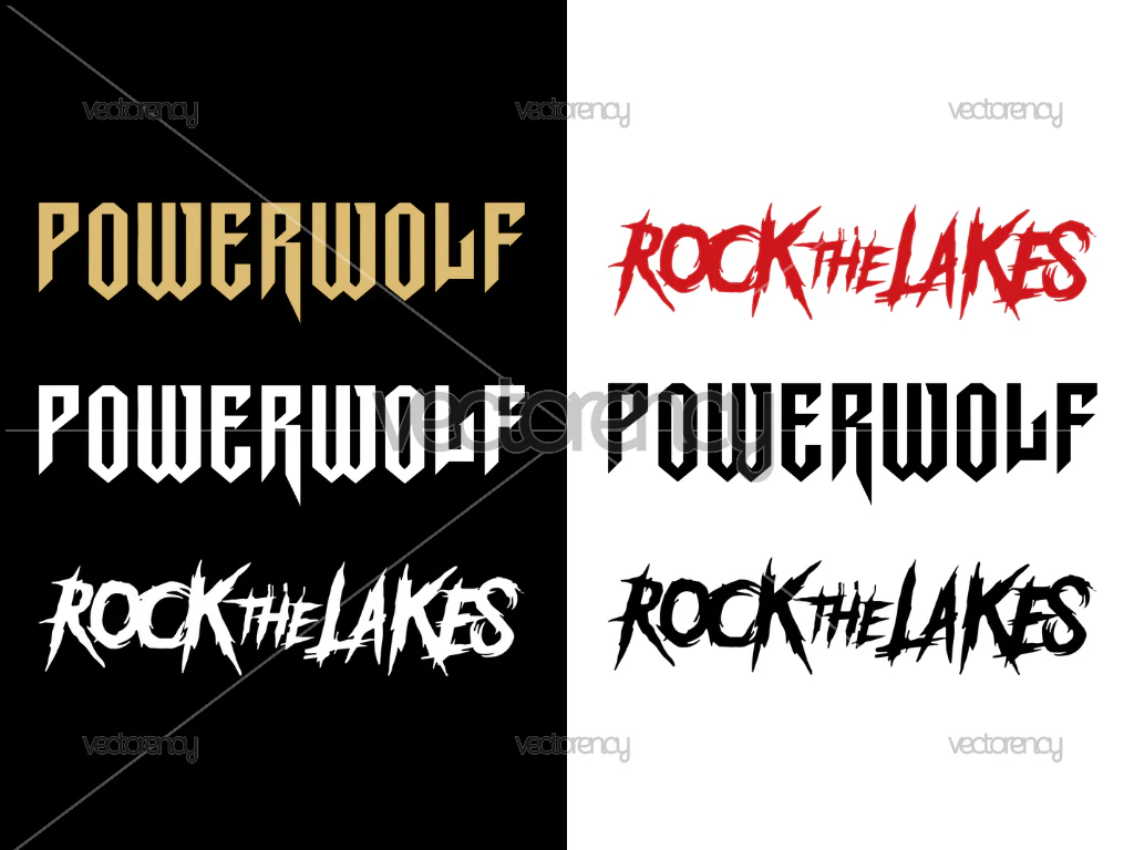 Powerwolf Metal Band Logo Vector SVG PNG
