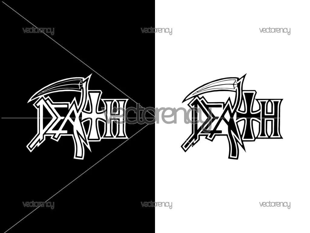 Death Band Logo SVG Vector