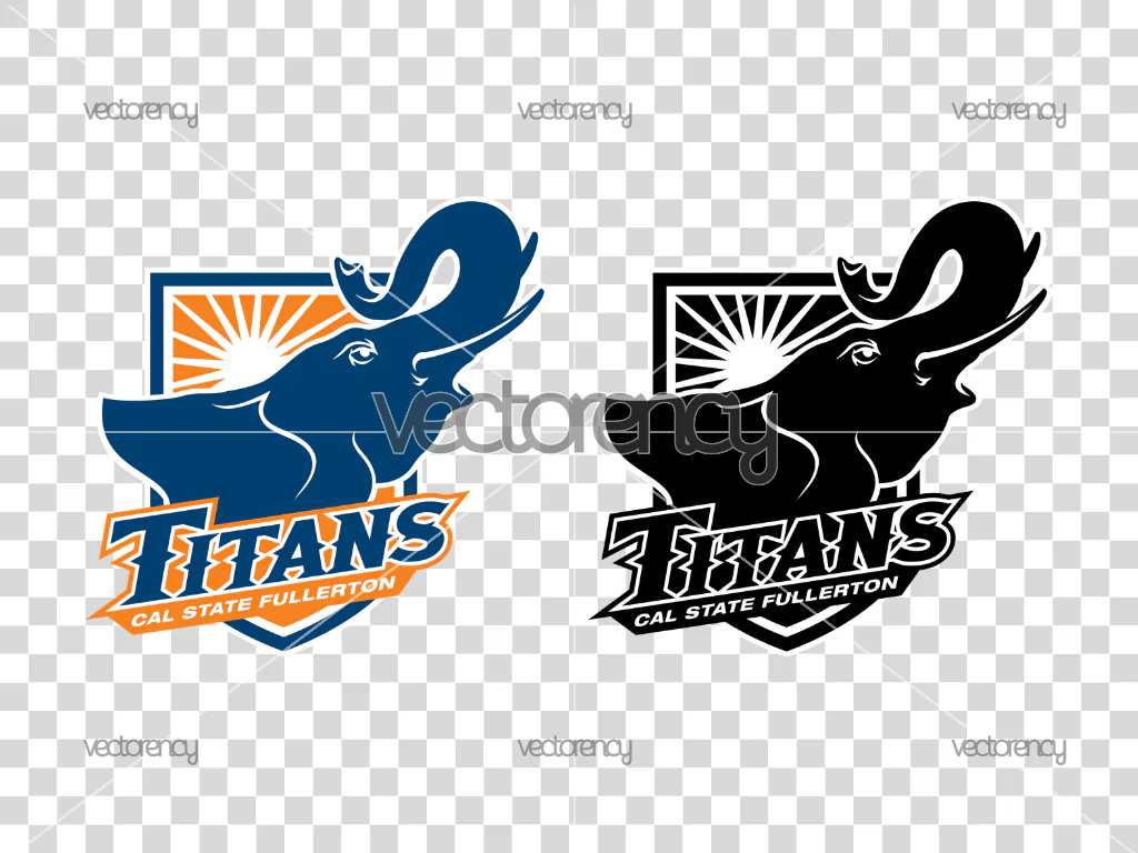 Titans Cal State Fullerton Logo Image PNG