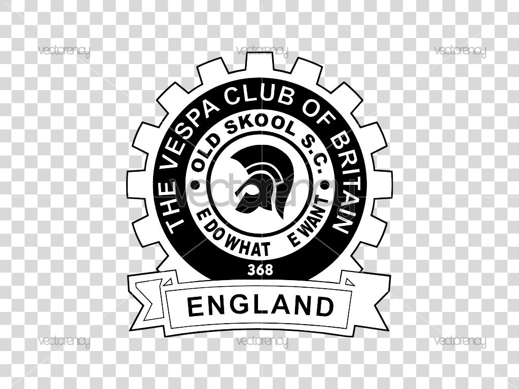 Vespa Club of Britain England Logo Vector SVG PNG