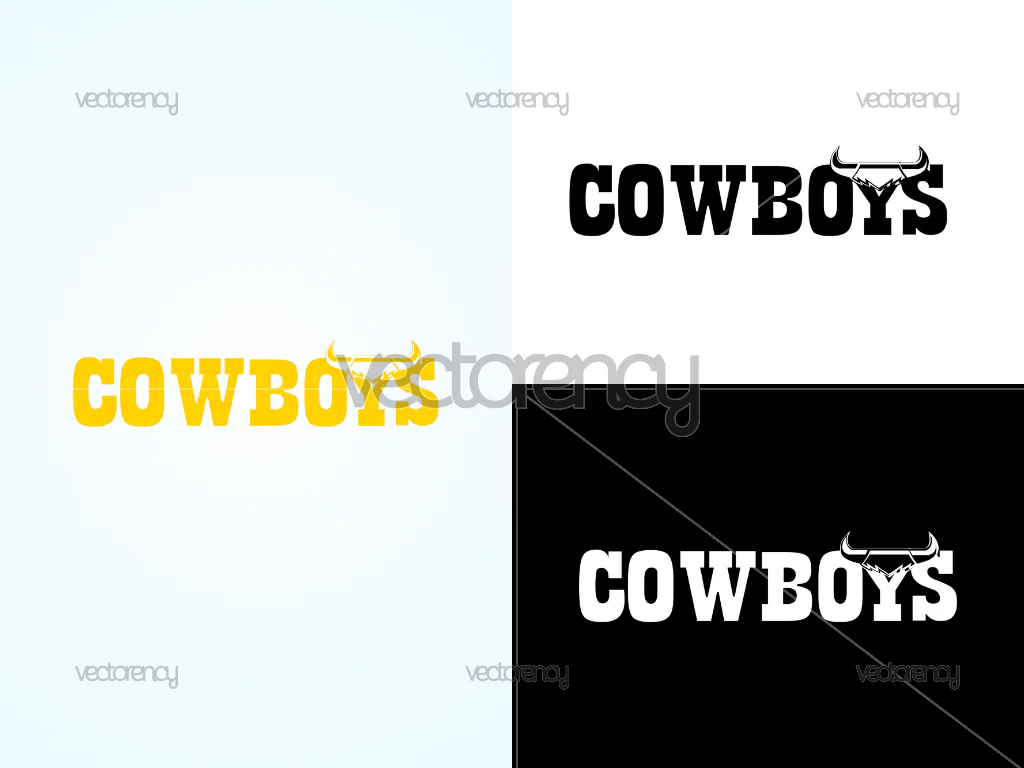 NRL Cowboys Clipart Vector