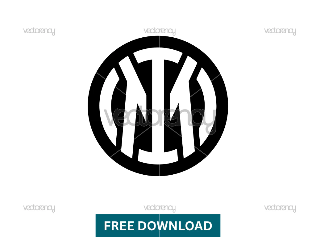 Internazionale Milano Logo SVG Cut File Free