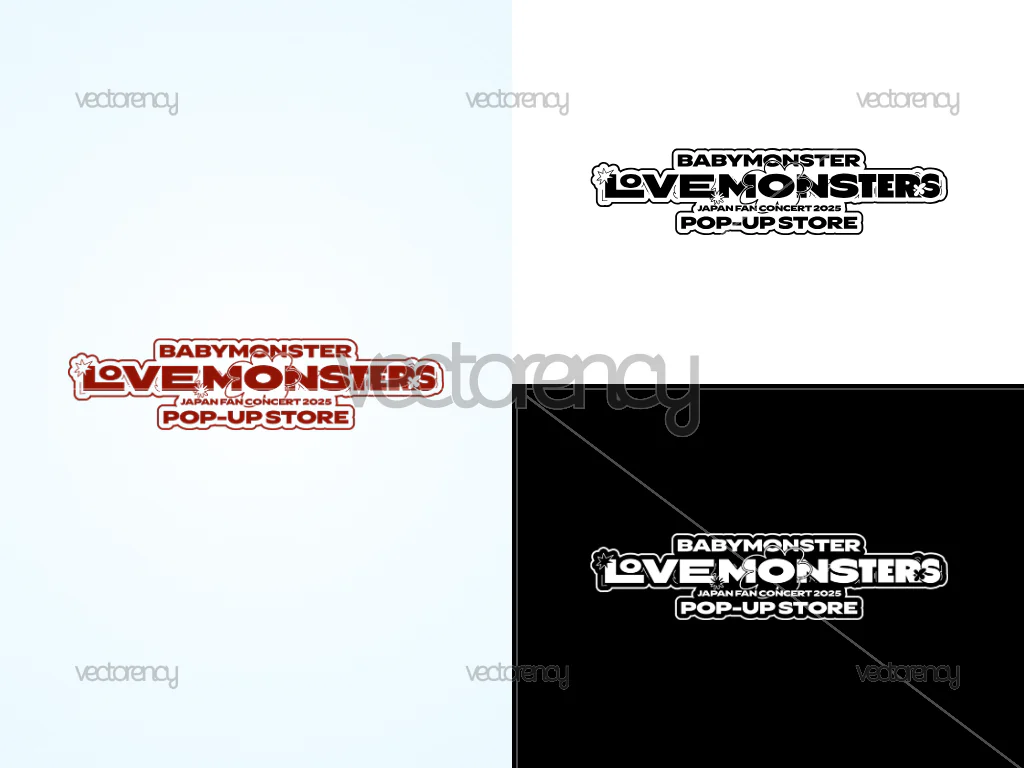 Babymonster Lovemonster Logo SVG PNG HD Transparent