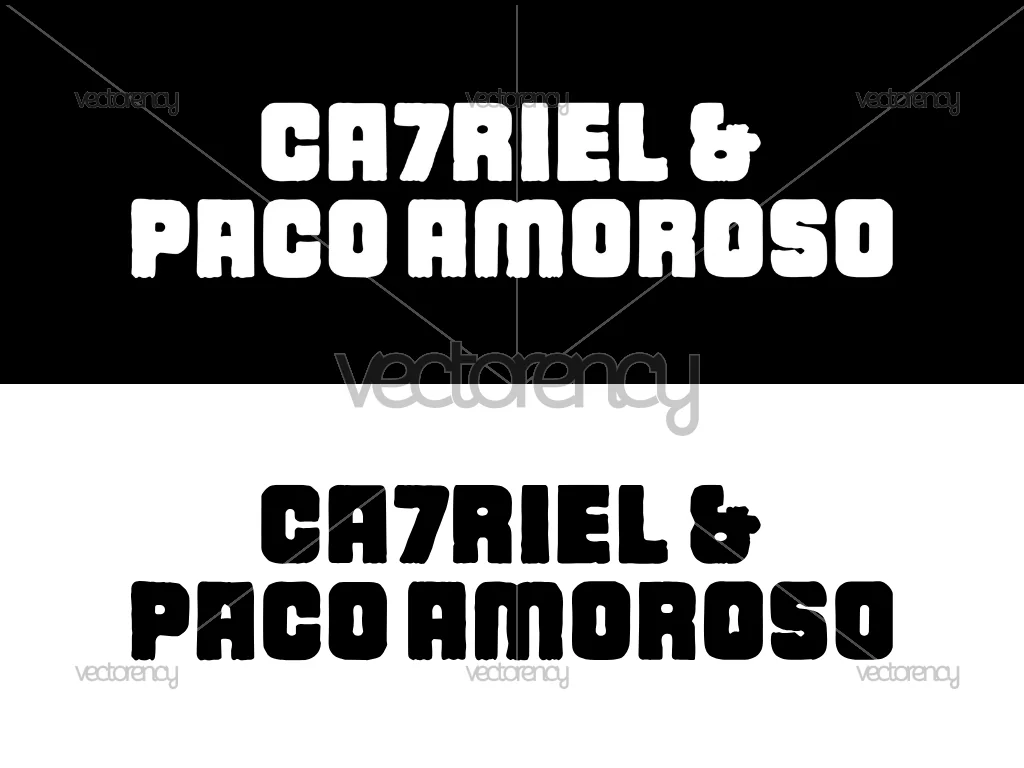 CA7RIEL Paco Amoroso Logo SVG Vector PNG