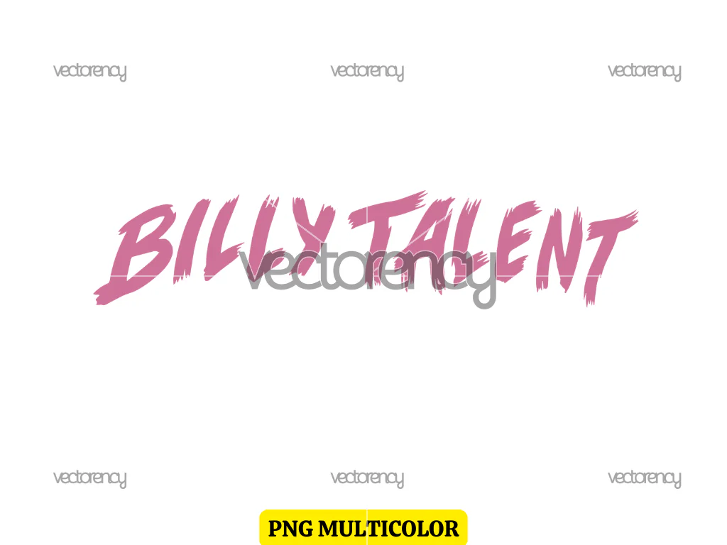 Billy Talent Logo PNG Multicolor, SVG Cut File, EPS, DXF Files