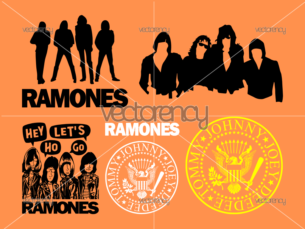 Ramones Vector Logo SVG Cricut PNG Format HD