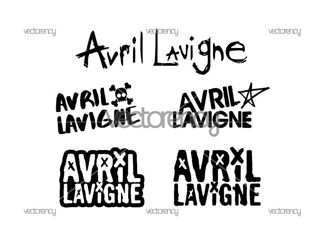 Avril Lavigne SVG Vector