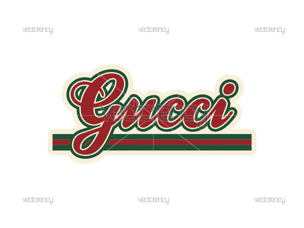 Gucci Retro Sticker PNG SVG Files