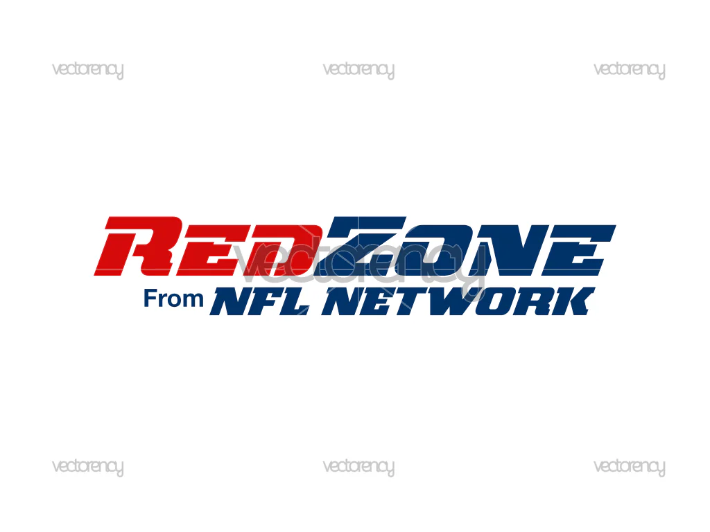 Red Zone NFL Logo Vector Free