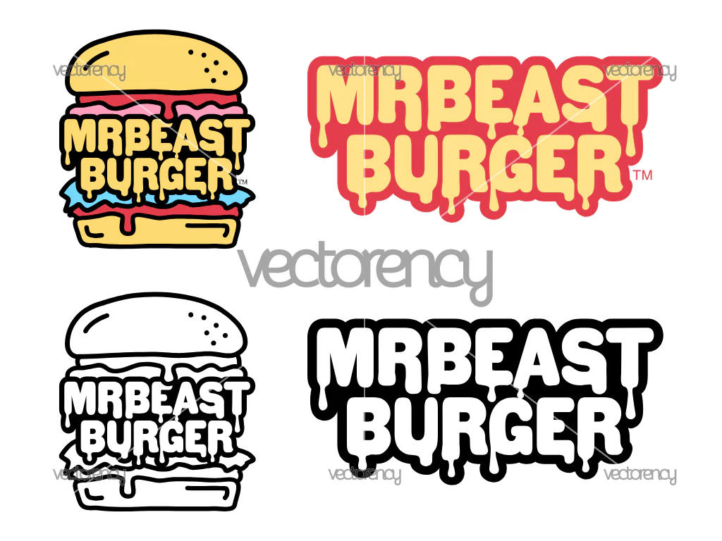 MrBeast Burger Logo SVG PNG