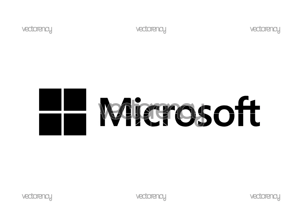 Microsoft Logo SVG Cut File Free