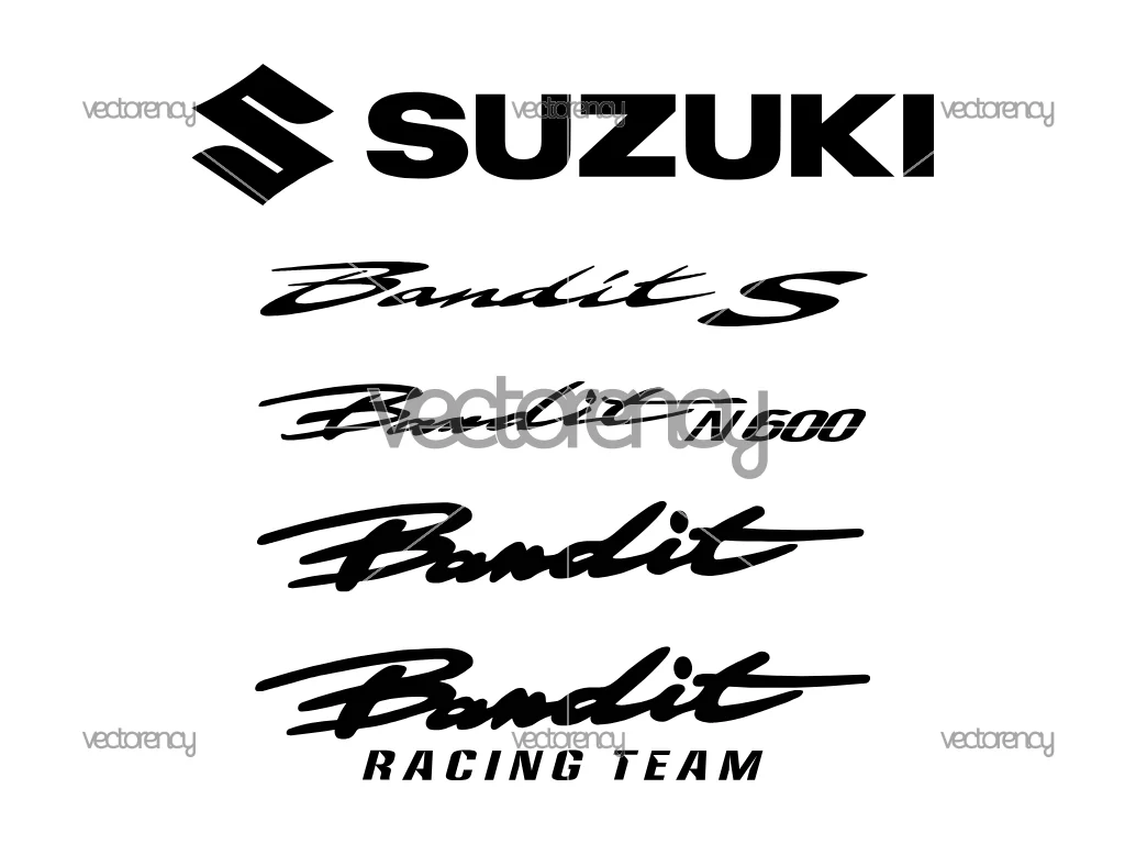 Suzuki Bandit Logo SVG PNG EPS DXF