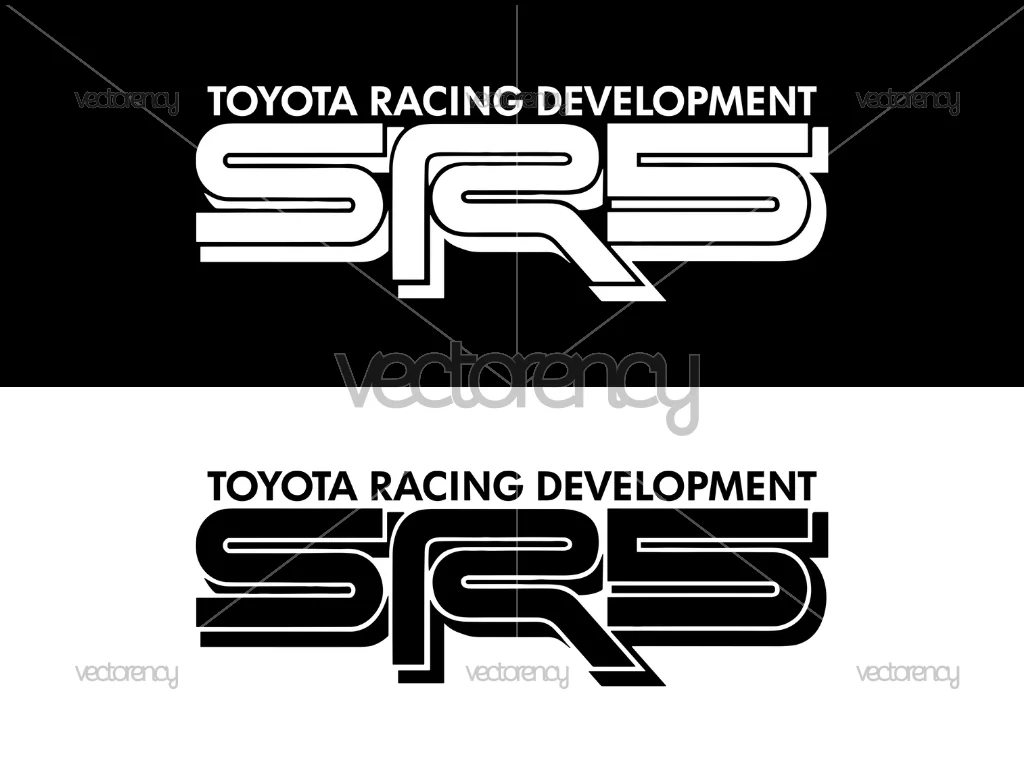Toyota SR5 Logo SVG PNG Vector