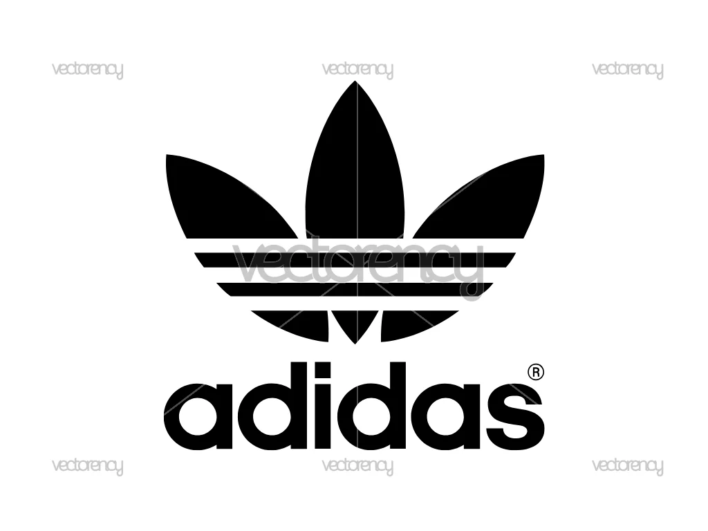 Classic Adidas Logo SVG
