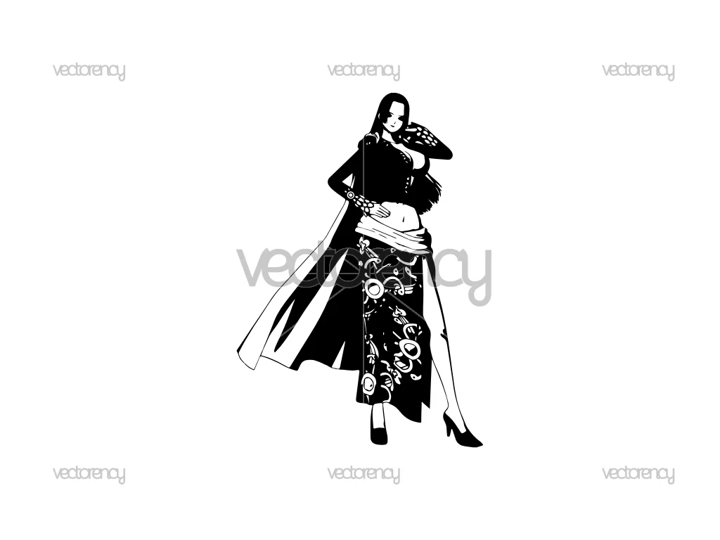 Boa Hancock One Piece Decal Sticker for Car SVG