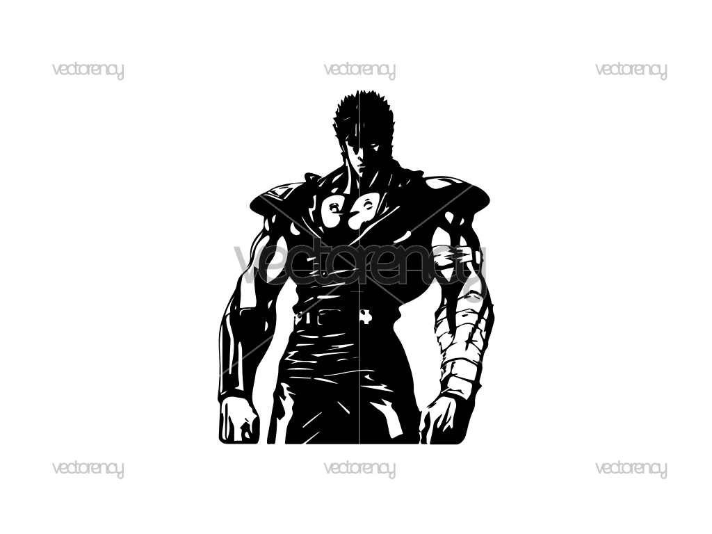 Kenshiro Fist of the North Star Decal Sticker PNG