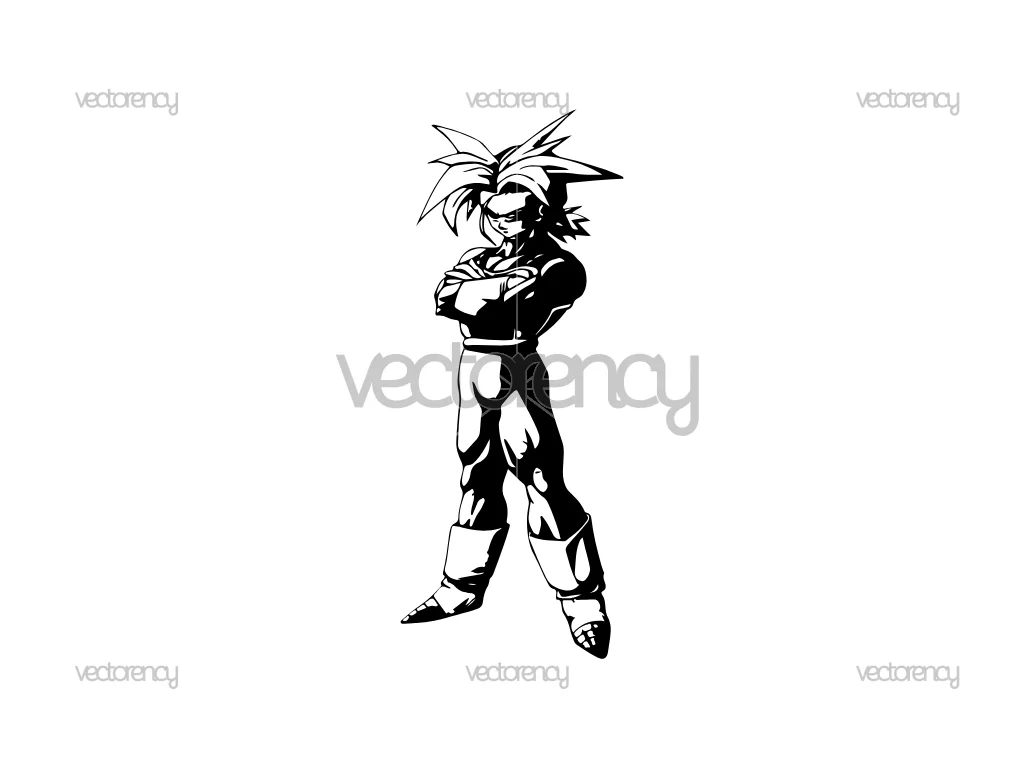 Trunks Dragon Ball Z SVG
