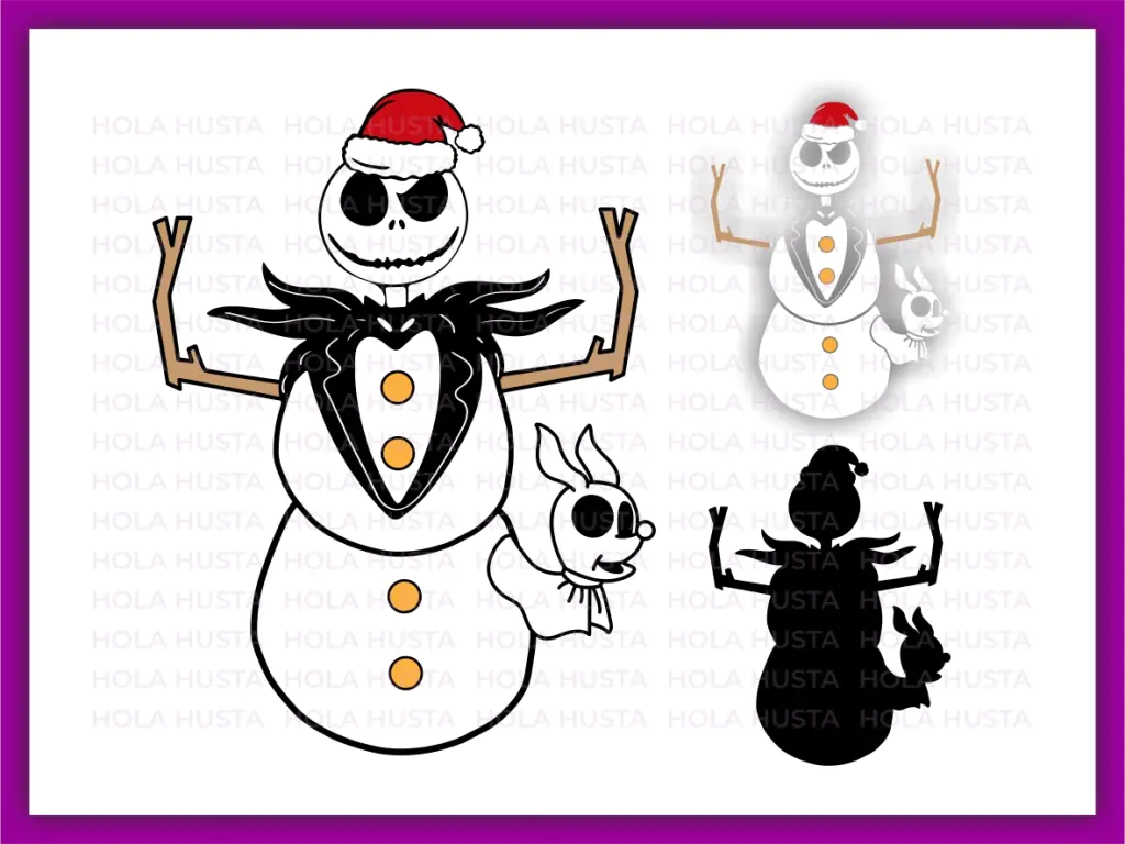 Jack Skellington Christmas SVG Nightmare Before Christmas thumb