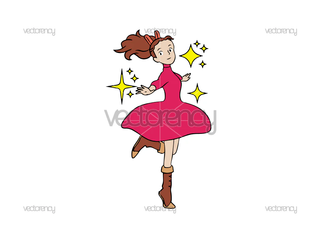 Arrietty Dancing Clipart Image Download