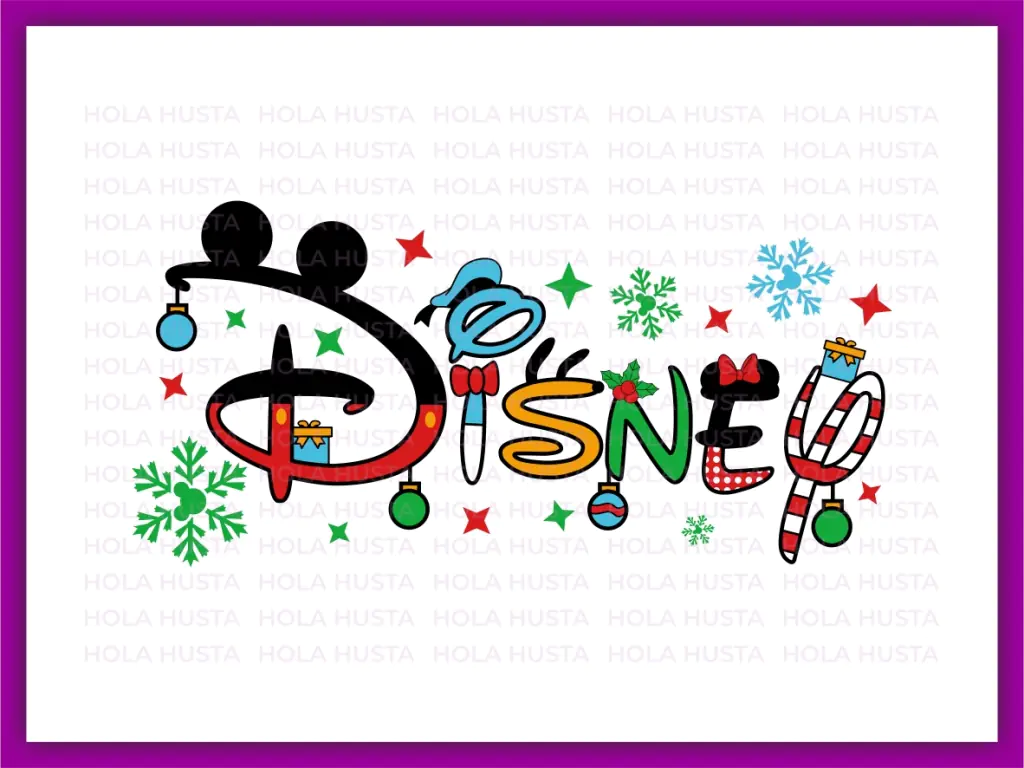 Disney Christmas Logo Image Fun