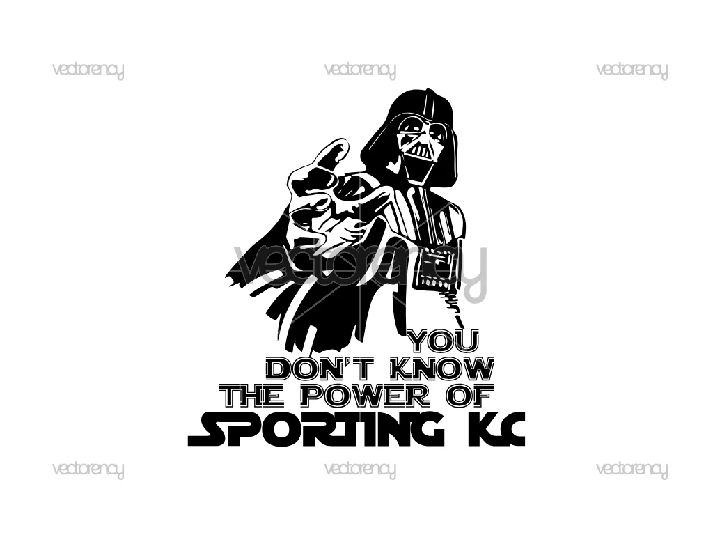 Darth Vader Sporting KC SVG Vector