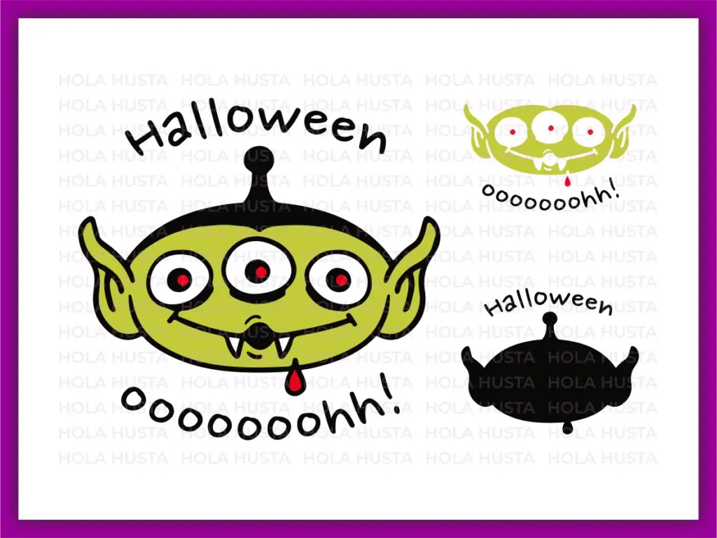 Alien Toy Story Halloween SVG Dracula