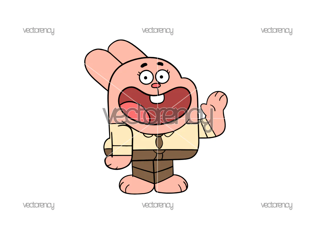 Richard Watterson Gumball SVG Cut Files