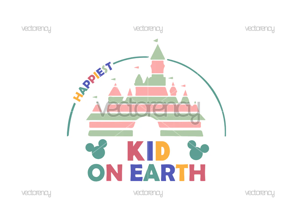 Happiest Kid On Earth SVG Magical Castle