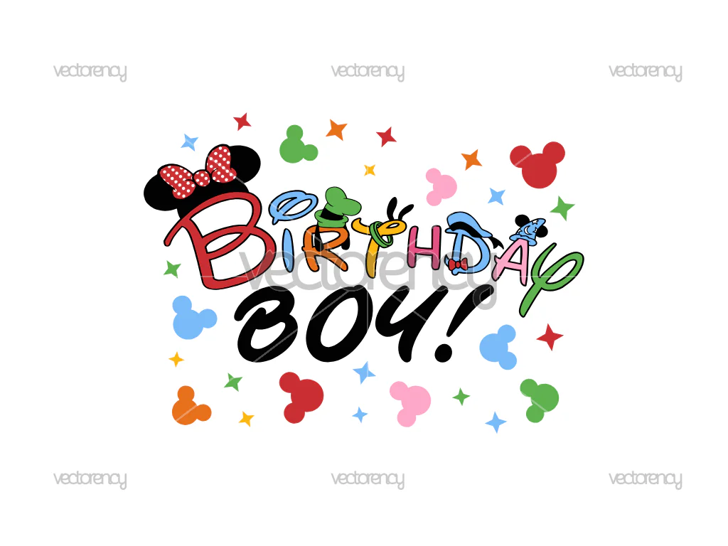 Birthday Boy Birthday Magical Birthday Vector SVG