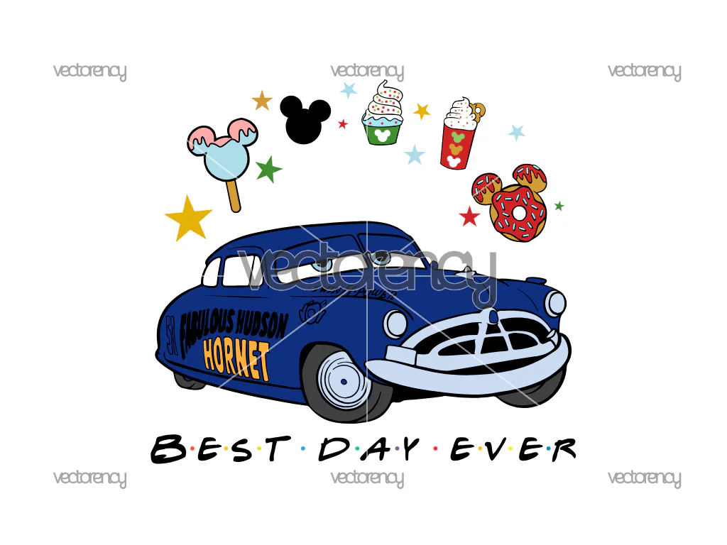 Doc Hudson Best Day Ever PNG Mouse Snacks PNG Family Vacation