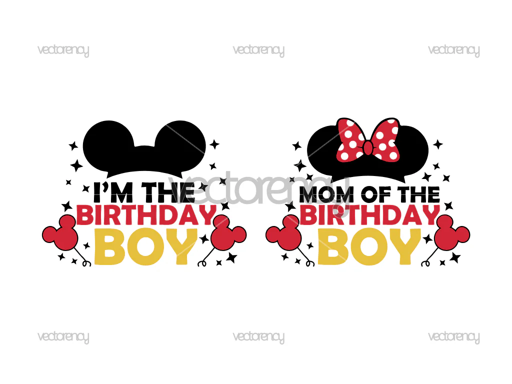 Bundle Birthday Boy SVG Mom Of The Birthday Boy