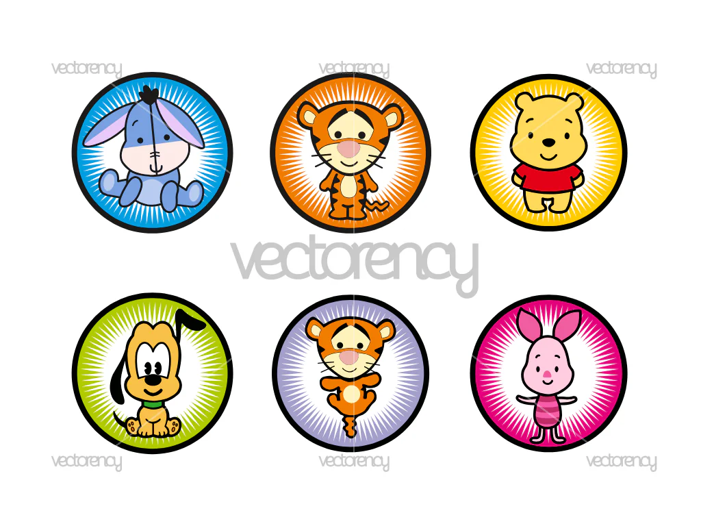 Disney Cuties Logo PNG Vector