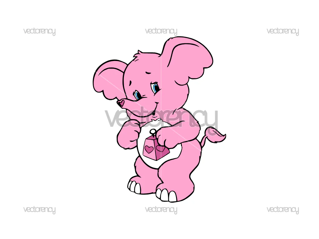 Lotsa Heart Elephant Cartoon Image