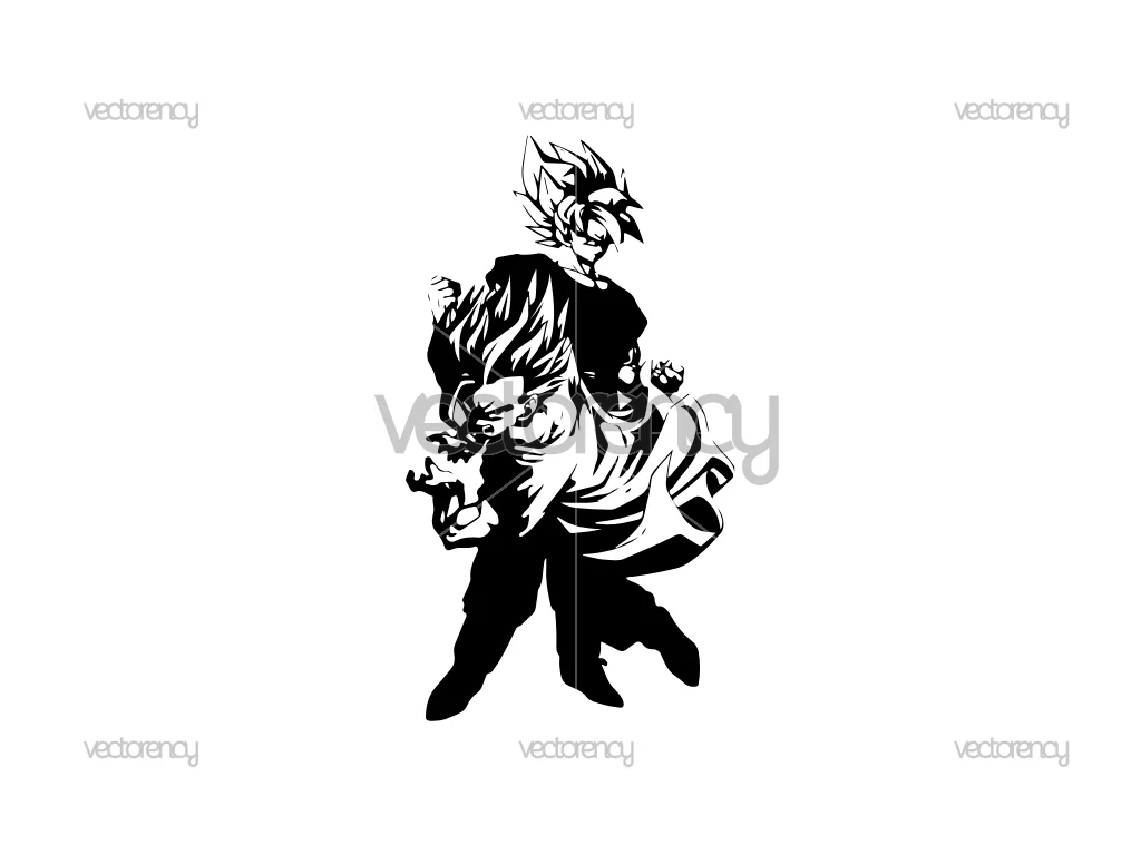 Dragon Ball Z Decal Sticker Design SVG PNG
