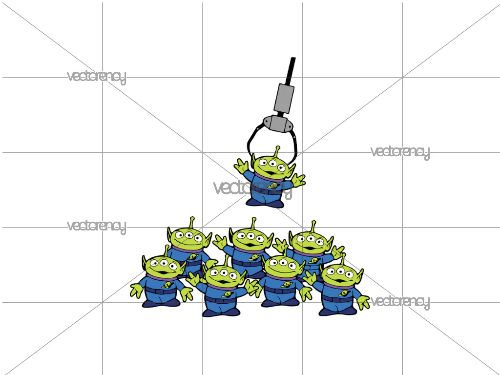 Toy Story SVG aliens