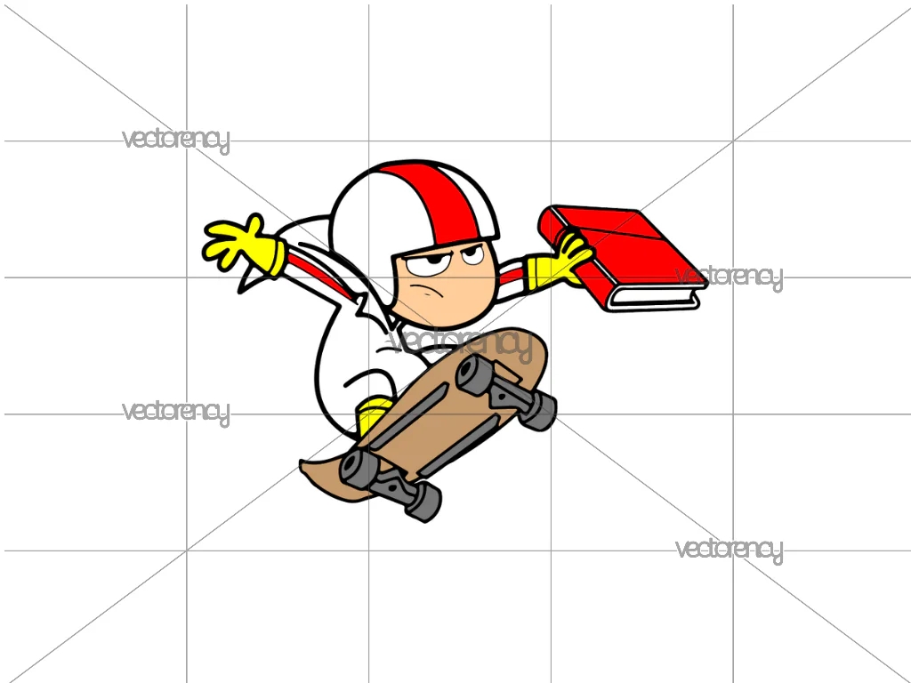 Kick Buttowski Cartoon Vector, Suburban PNG SVG