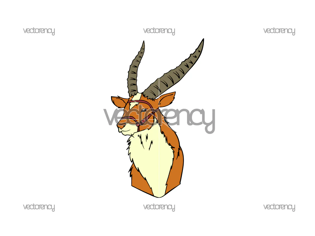 Yakul is Ashitaka's loyal red elk Princess Mononoke Vector