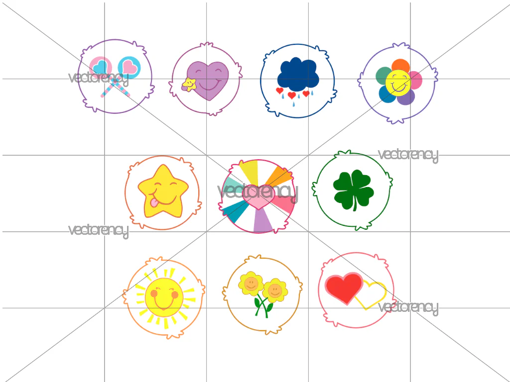 Care Bears Logo Symbols Download Image