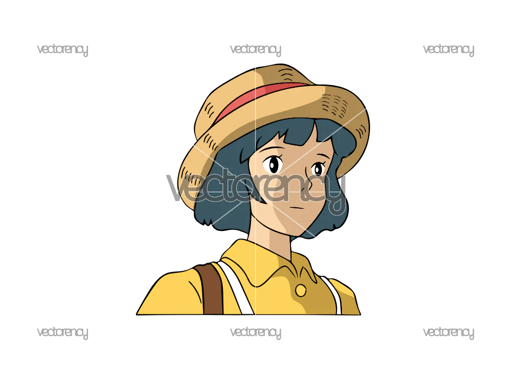 The Wind Rises Teennagers Naoko Satomi Bucket Hat SVG